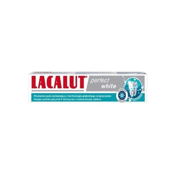 Lacalut Perfect White, pasta do zębów, 75 ml - zdjęcie produktu