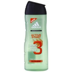 Adidas 3 Active Start, żel pod prysznic dla mężczyzn, 400 ml - zdjęcie produktu
