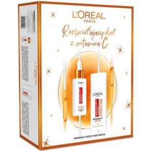 L'Oreal Paris Revitalift Clinical, rozświetlające serum do twarzy, 30 ml + rozświetlający fluid, 50 ml, zestaw, 1 szt. - zdjęcie produktu