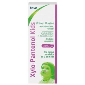 Xylo-Pantenol Kids Teva, aerozol do nosa, 10 ml - zdjęcie produktu