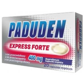 Paduden Express Forte 400 mg, kapsułki, 20 szt. - zdjęcie produktu