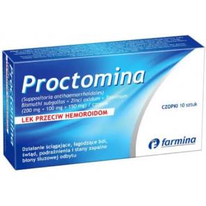 Proctomina, czopki, 10 szt. - zdjęcie produktu
