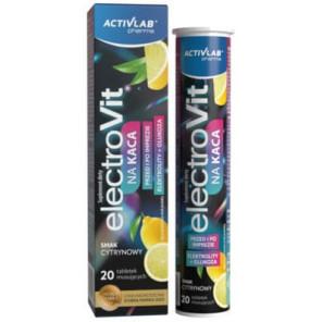 Activlab Pharma Electrovit na kaca, smak cytrynowy, tabletki musujące, 20 szt. - zdjęcie produktu