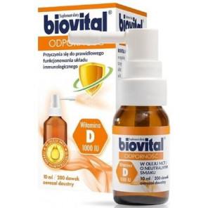 Biovital Odporność, aerozol doustny z witaminą D, spray, 10 ml - zdjęcie produktu