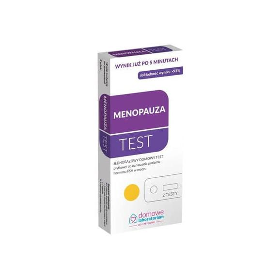 Domowe Laboratorium Menopauza Test, domowy test do wykrywania FSH w moczu, 2 szt. - zdjęcie produktu