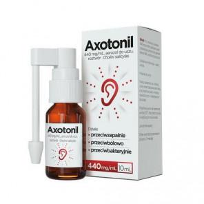 Axotonil, aerozol do ucha 40 mg/ml, 10 ml, KRÓTKA DATA - [31.03.2024] - zdjęcie produktu