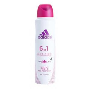 Adidas 6in1 Cool & Care, antyperspirant w sprayu dla kobiet, 150 ml - zdjęcie produktu