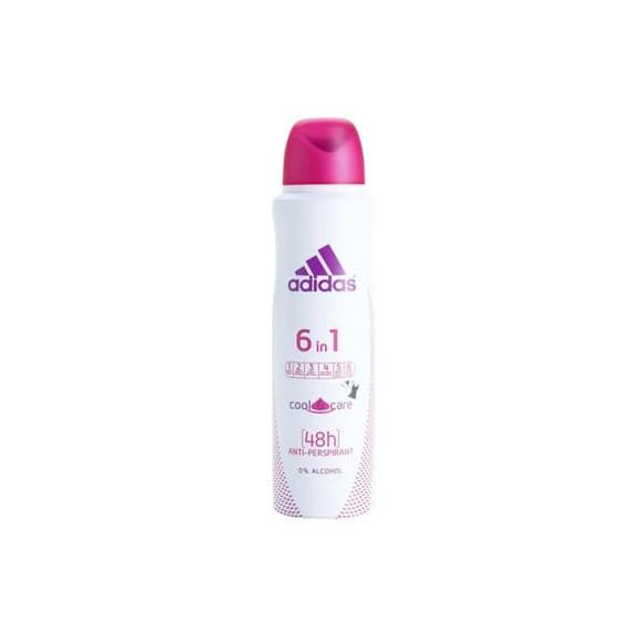 Adidas 6in1 Cool & Care, antyperspirant w sprayu dla kobiet, 150 ml - zdjęcie produktu