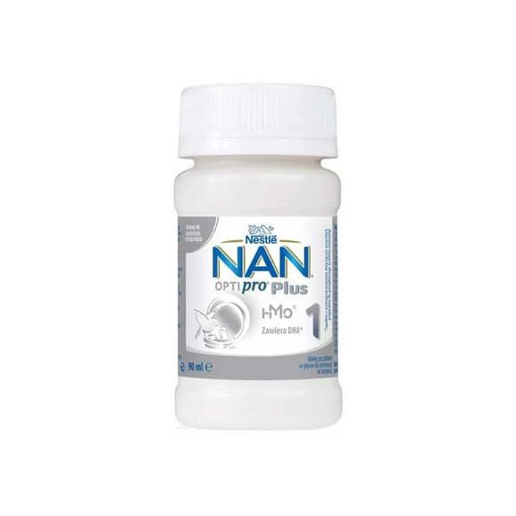 Nestle NAN Optipro Plus 1 HMO, mleko początkowe dla niemowląt od urodzenia, 90 ml - zdjęcie produktu