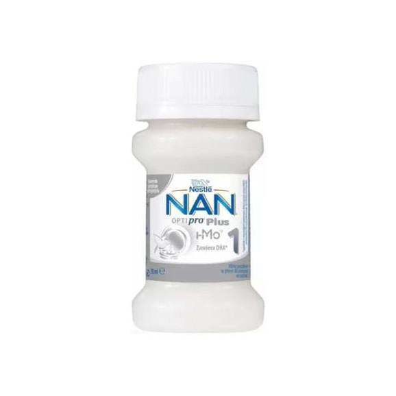 Nestle NAN Optipro Plus 1 HMO, mleko początkowe dla niemowląt od urodzenia, 70 ml - zdjęcie produktu
