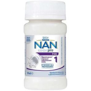 Nestle NAN Expertpro HA 1, mleko początkowe hypoalergiczne dla niemowląt od urodzenia, 90 ml - zdjęcie produktu