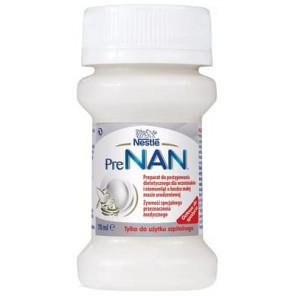 Nestle PreNAN, dla wcześniaków i niemowląt o bardzo małej masie urodzeniowej, płyn gotowy do spożycia, 70 ml - zdjęcie produktu