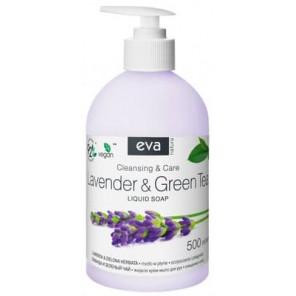 Eva Natura Cleansing & Care, mydło w płynie, lawenda i zielona herbata, 500 ml - zdjęcie produktu
