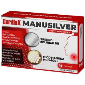 Gardlox Manusilver, pastylki do ssania, 16 szt. - zdjęcie produktu