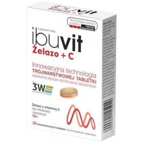Ibuvit Żelazo + C, tabletki, 30 szt. - zdjęcie produktu