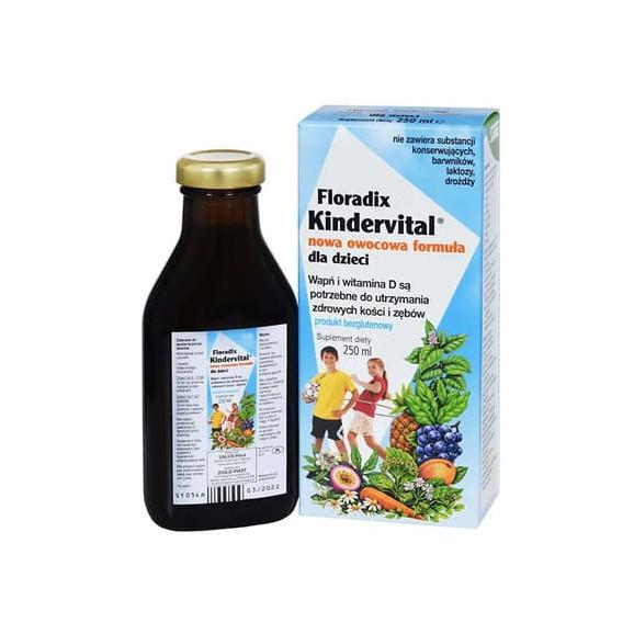 Floradix Kindervital dla dzieci, płyn, 250 ml - zdjęcie produktu