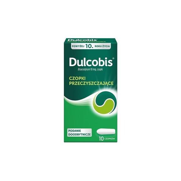 Dulcobis, 10 mg, czopki, 10 szt. - zdjęcie produktu