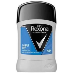 Rexona Men Cobalt Dry, antyperspirant w sztyfcie dla mężczyzn, 50 ml - zdjęcie produktu