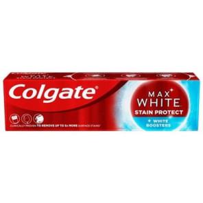 Colgate Max White Stain Protect + White Booster, pasta do zębów, 75 ml - zdjęcie produktu