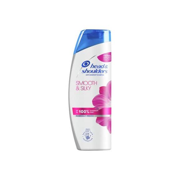 Head & Shoulders Smooth & Silky, szampon przeciwłupieżowy, 400 ml - zdjęcie produktu