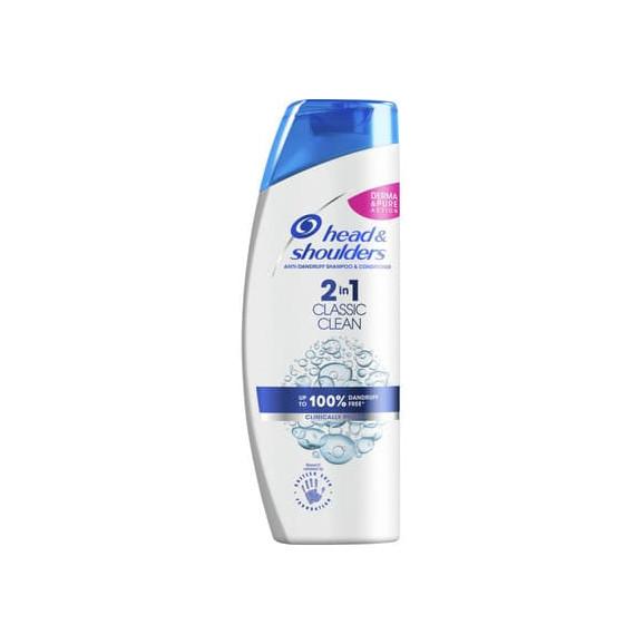 Head & Shoulders Classic Clean 2w1, szampon przeciwłupieżowy, 400 ml - zdjęcie produktu