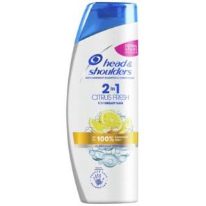 Head & Shoulders Citrus Fresh 2w1, szampon przeciwłupieżowy, 400 ml - zdjęcie produktu