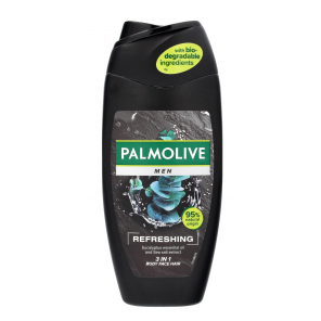Palmolive Men Refreshing, żel pod prysznic 3w1, 250 ml - zdjęcie produktu