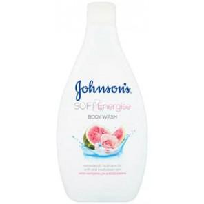 Johnson's Soft & Energise, żel pod prysznic, Watermelon & Rose Aroma, 400 ml - zdjęcie produktu