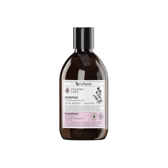 VisPlantis Pharma Care, szampon do włosów wypadających, łopian większy + biotyna, 500 ml - zdjęcie produktu