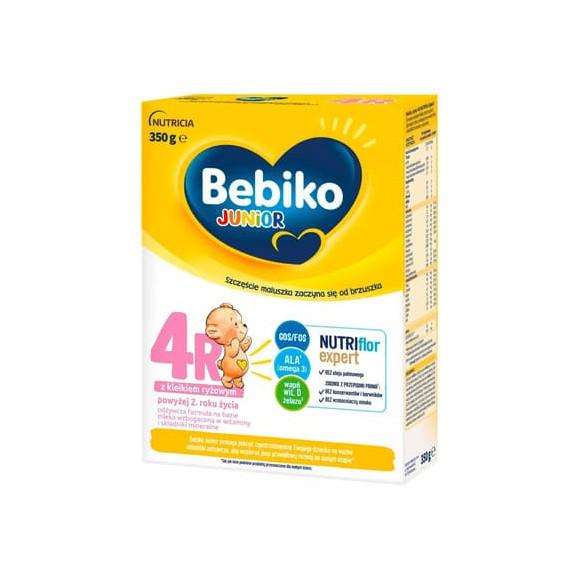 Bebiko Junior 4R Nutriflor Expert, odżywcza formuła na bazie mleka dla dzieci powyżej 2 roku życia, 350 g - zdjęcie produktu