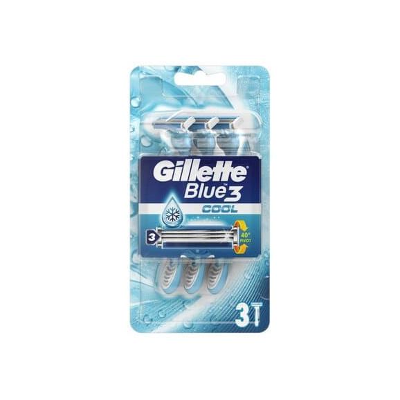 Gillette Blue 3 Cool, jednorazowe maszynki do golenia, 3 szt. - zdjęcie produktu
