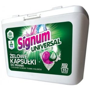Signum Universal, uniwersalne kapsułki do prania, 35 szt. - zdjęcie produktu