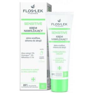 FlosLek Pharma Sensitive, krem nawilżający, skóra wrażliwa, skłonna do alergii, 50 ml - zdjęcie produktu