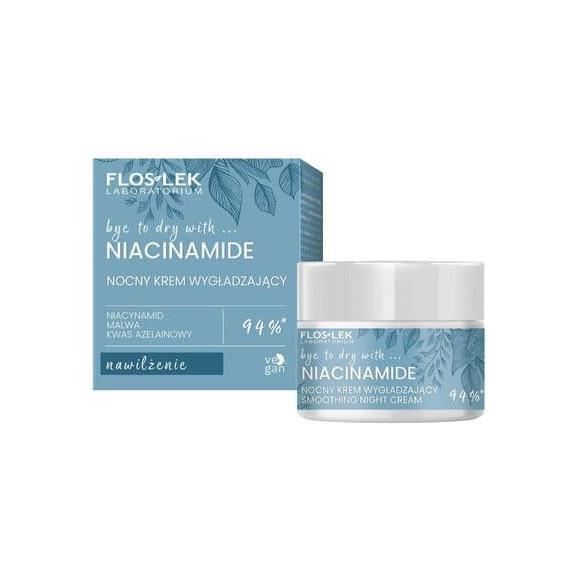 Flos-Lek Niacynamide, nocny krem wygładzający, 50 ml - zdjęcie produktu
