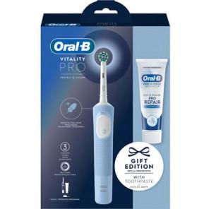 Oral-B Vitality Pro, szczoteczka elektryczna do zębów + pasta do zębów, 1 szt. - zdjęcie produktu