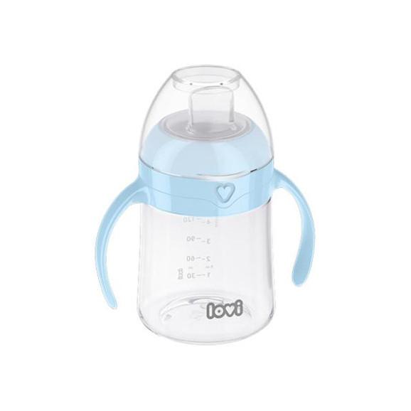 LOVI Pierwszy kubek z ustnikiem 6m+, niebieski, 35/358, 150ml - zdjęcie produktu
