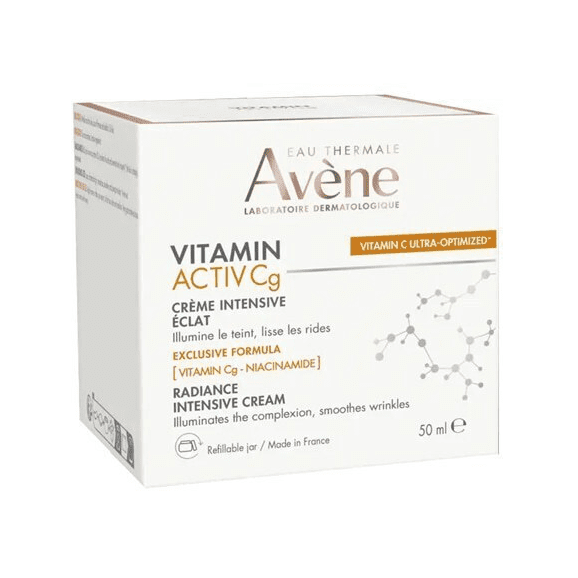 Avene Eau Thermale Vitamin Active Cg, krem intensywnie rozświetlający, 50 ml - zdjęcie produktu