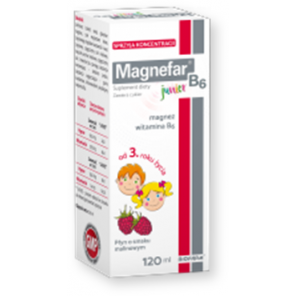 Magnefar B6 Junior, syrop, 120 ml - zdjęcie produktu