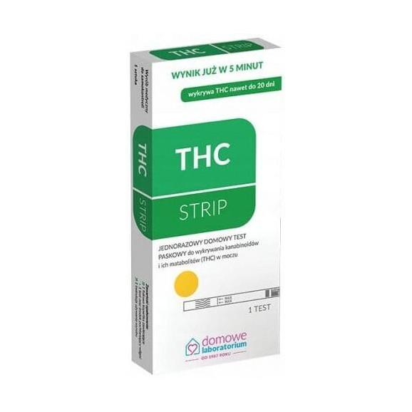 Domowe Laboratorium Test THC Strip, test do wykrywania narkotyków w moczu, 1 szt. - zdjęcie produktu