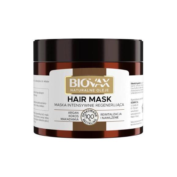 BIOVAX ARGAN MAKADAMIA KOKOS Maseczka do włosów, 250 ml - zdjęcie produktu