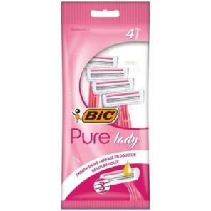 Bic Pure Lady 3, jednorazowe maszynki do golenia, 4 szt. - zdjęcie produktu
