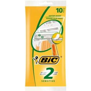 Bic 2 Sensitive, jednorazowa maszynka do golenia, 10 szt. - zdjęcie produktu
