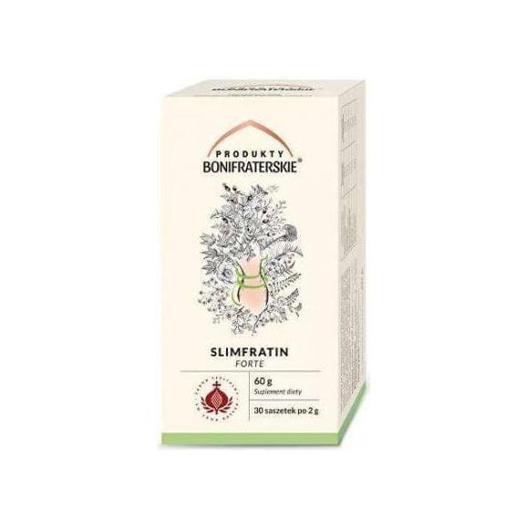 Produkty Bonifraterskie Slimfratin Forte, saszetki, 30 szt. - zdjęcie produktu