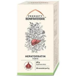 Produkty Bonifraterskie Hepatofratin Forte, saszetki, 30 szt. - zdjęcie produktu