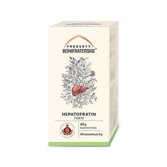 Produkty Bonifraterskie Hepatofratin Forte, saszetki, 30 szt. - zdjęcie produktu