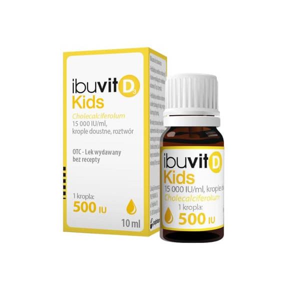 Ibutiv D3 Kids 15000 IU/ml, krople doustne, 10 ml - zdjęcie produktu
