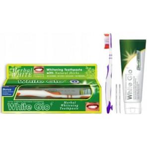 White Glo Herbal, pasta do zębów 100 ml + szczoteczka do zębów, 1 szt. - zdjęcie produktu