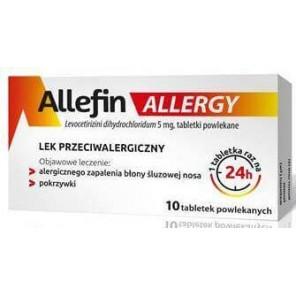 Allefin Allergy 5 mg, tabletki, 10 szt. - zdjęcie produktu