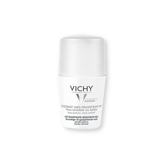 Vichy, antyperspirant w kulce do skóry wrażliwej lub po depilacji, 50 ml - zdjęcie produktu