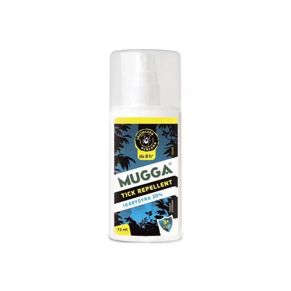 Mugga, repellent na komary i kleszcze, 20% ikarydyny, spray, 75 ml - zdjęcie produktu
